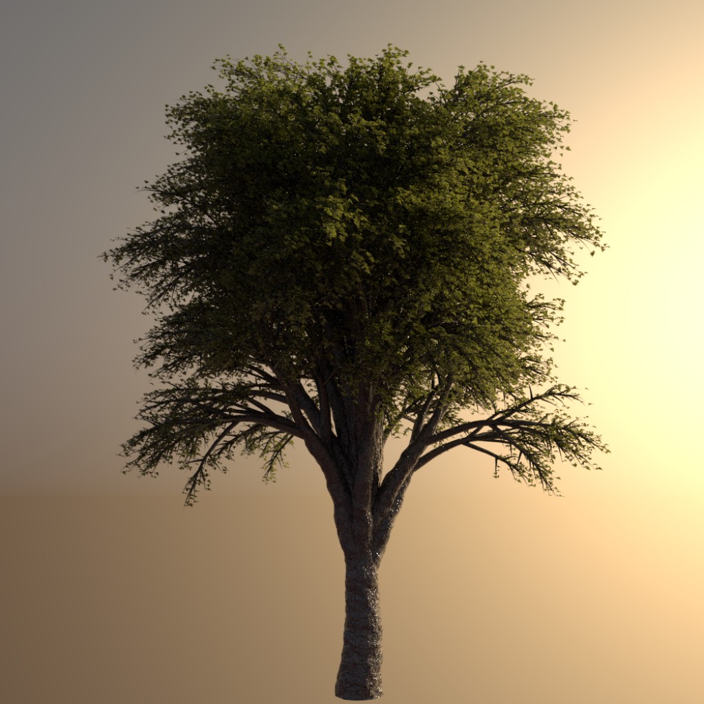 Realistic High Poly Tree preview image 1